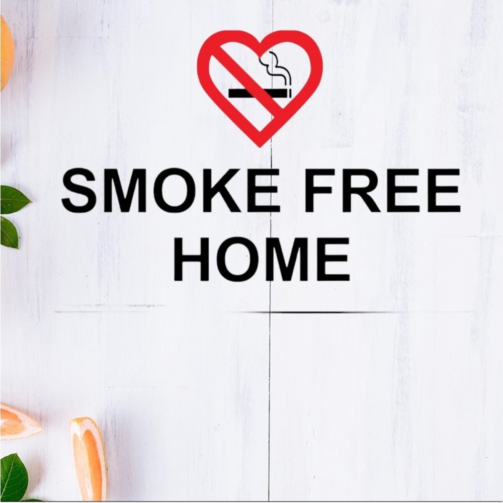 This is a smoke free home🫶